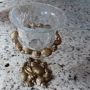 FINAL REDUCTION Vintage Solid Brass Votive Holder